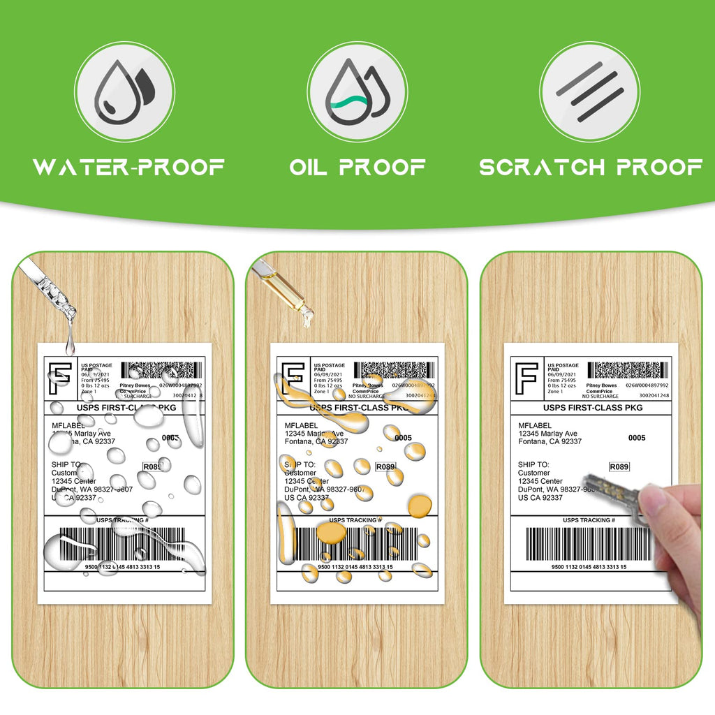 4x6 Direct Thermal Shipping Labels, 4 Rolls, 450 Labels/Roll T9629