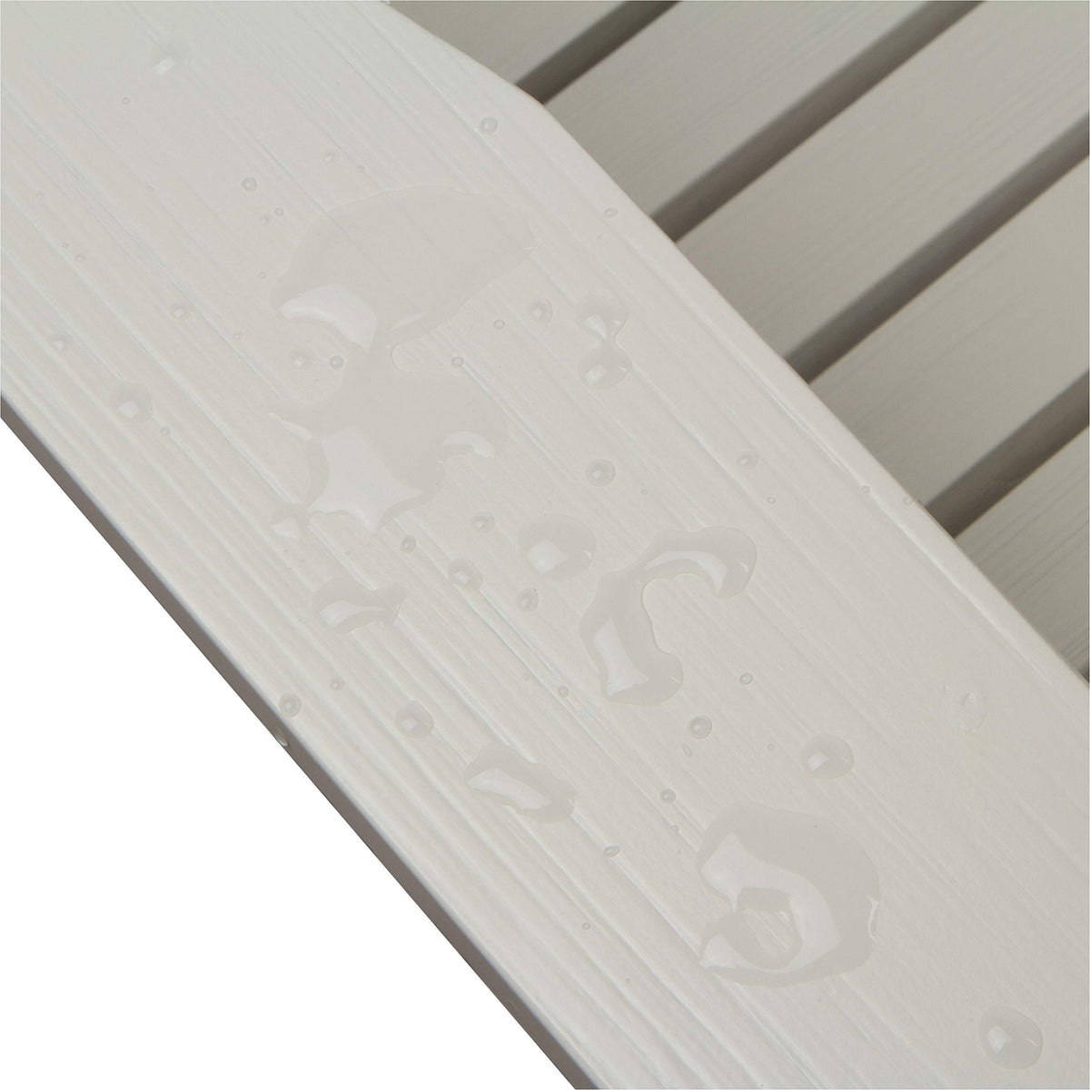 Eggshell White Wooden Outdoor Folding Chair U238