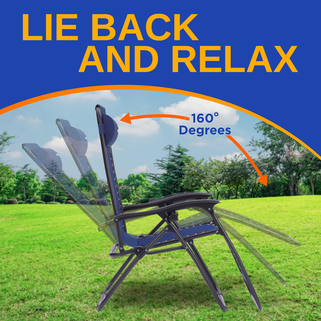 Zero Gravity Lounge Chair Set with Table R703151