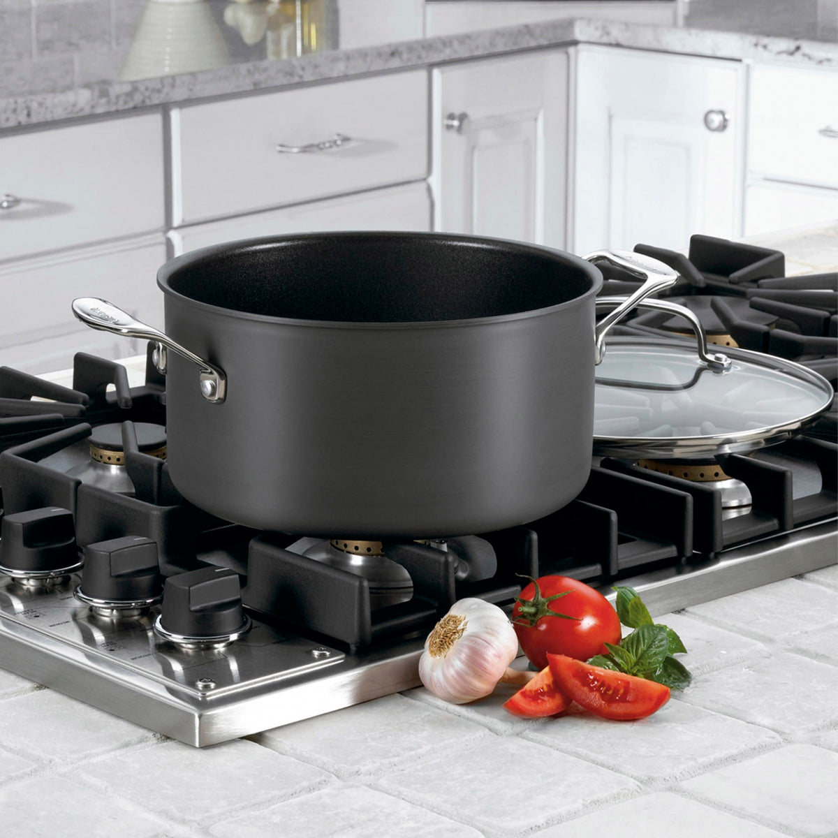 6-Quart Nonstick Hard-Anodized Stockpot with Cover G43098