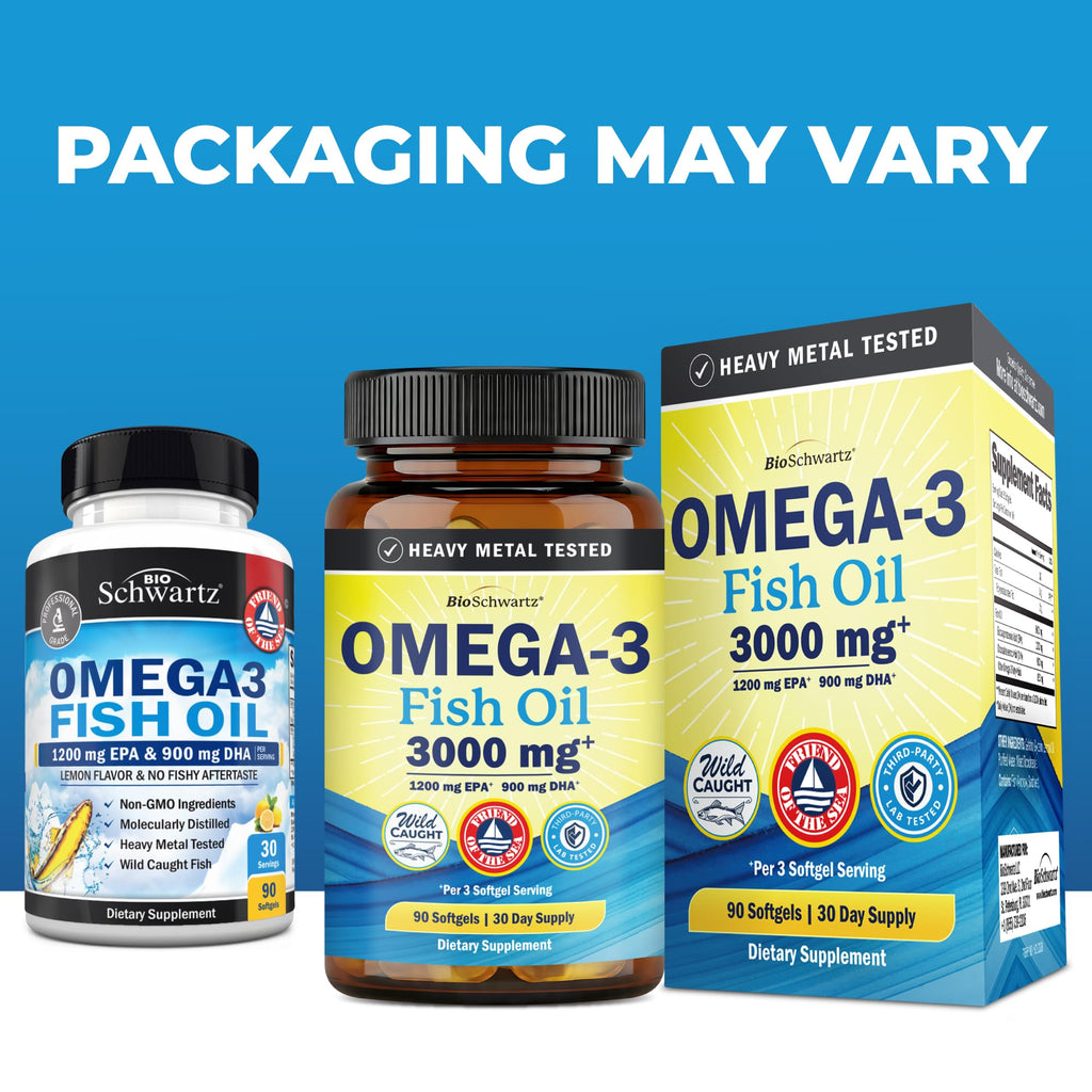 Omega 3 Fish Oil 3000mg 90 Softgels C921501