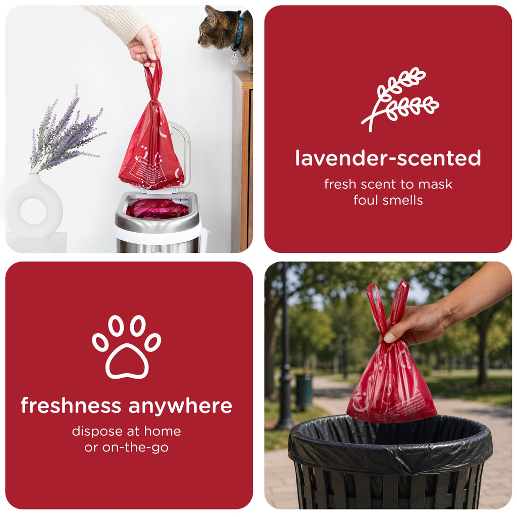 Lavender Scented Pet Waste Sacks 200 Count K95676