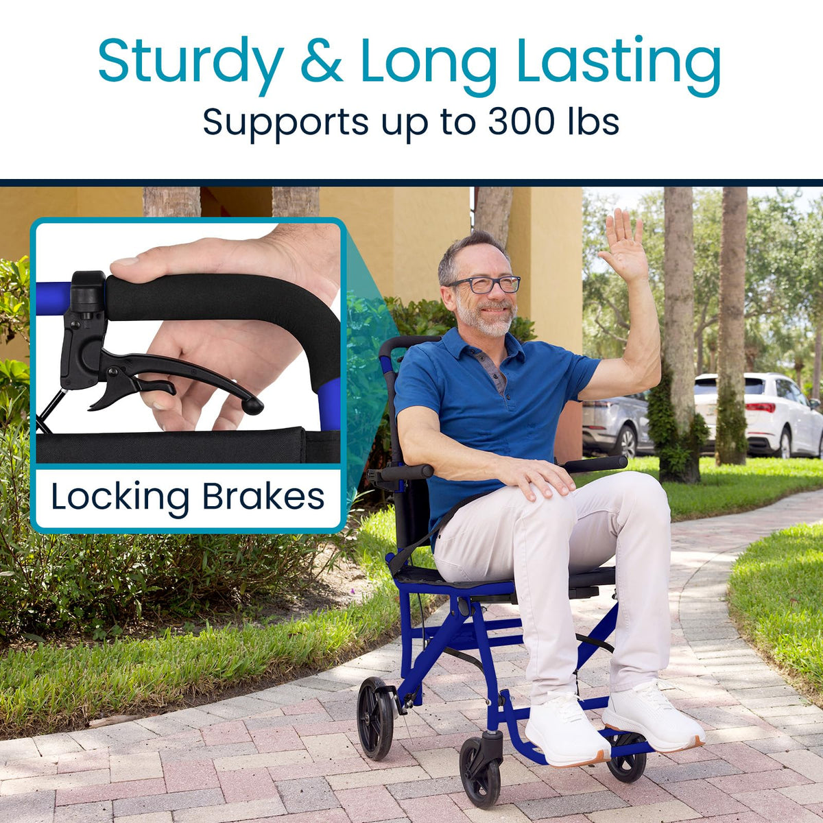 Ultra-Lightweight Transport Wheelchair K413770