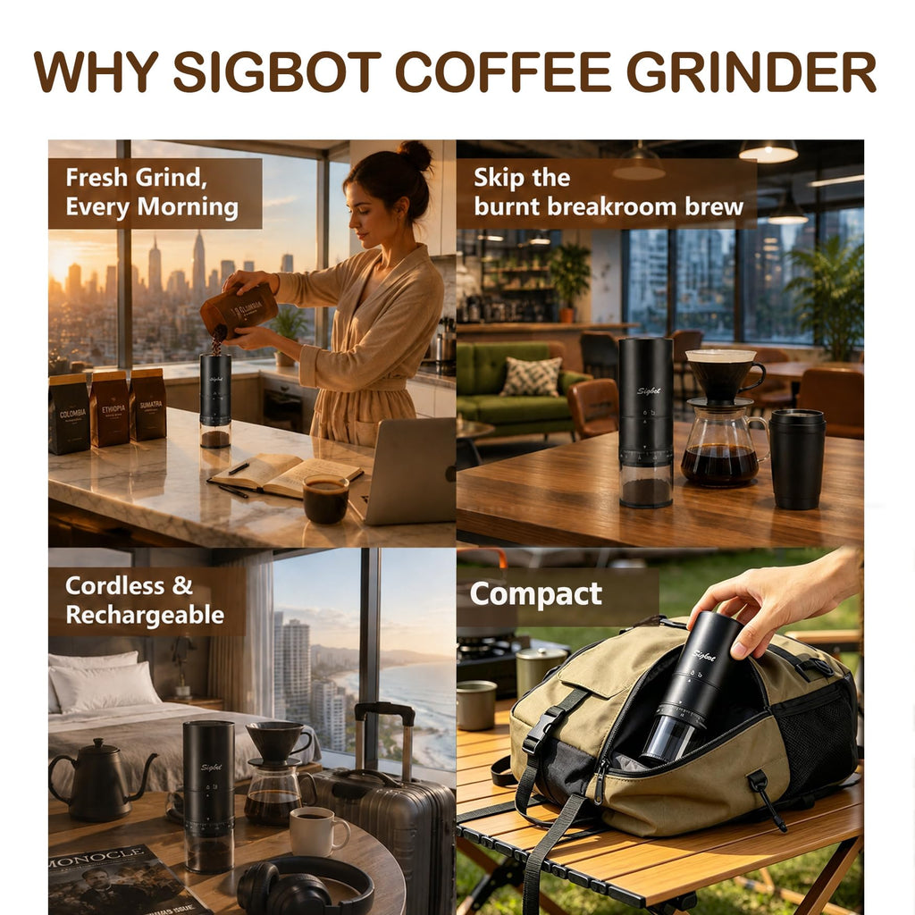Cordless Burr Coffee Grinder V926301
