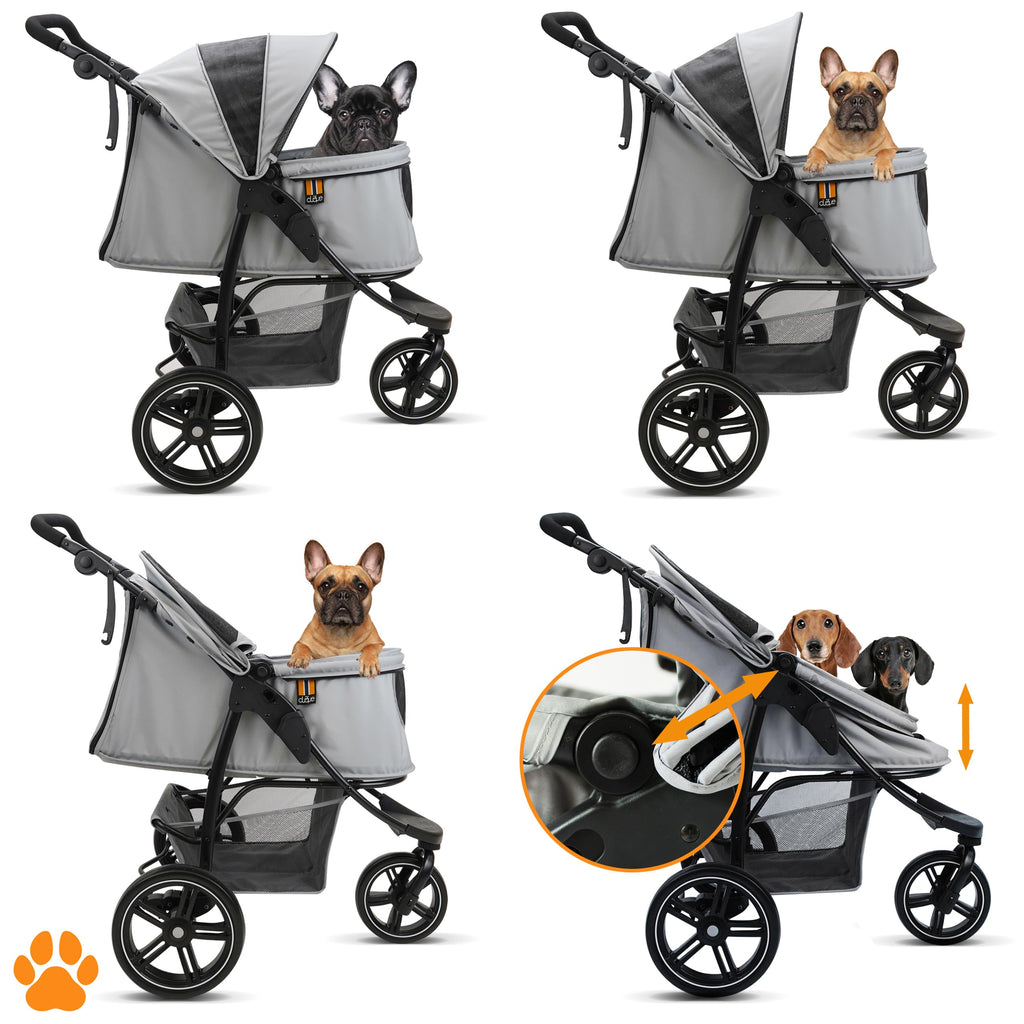 Dog & Pet Buggy, Holds up to 32 kg, Easy Fold G56313