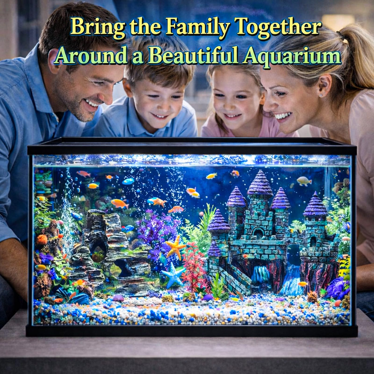 13 Pieces Aquarium Decorations Kit K79091