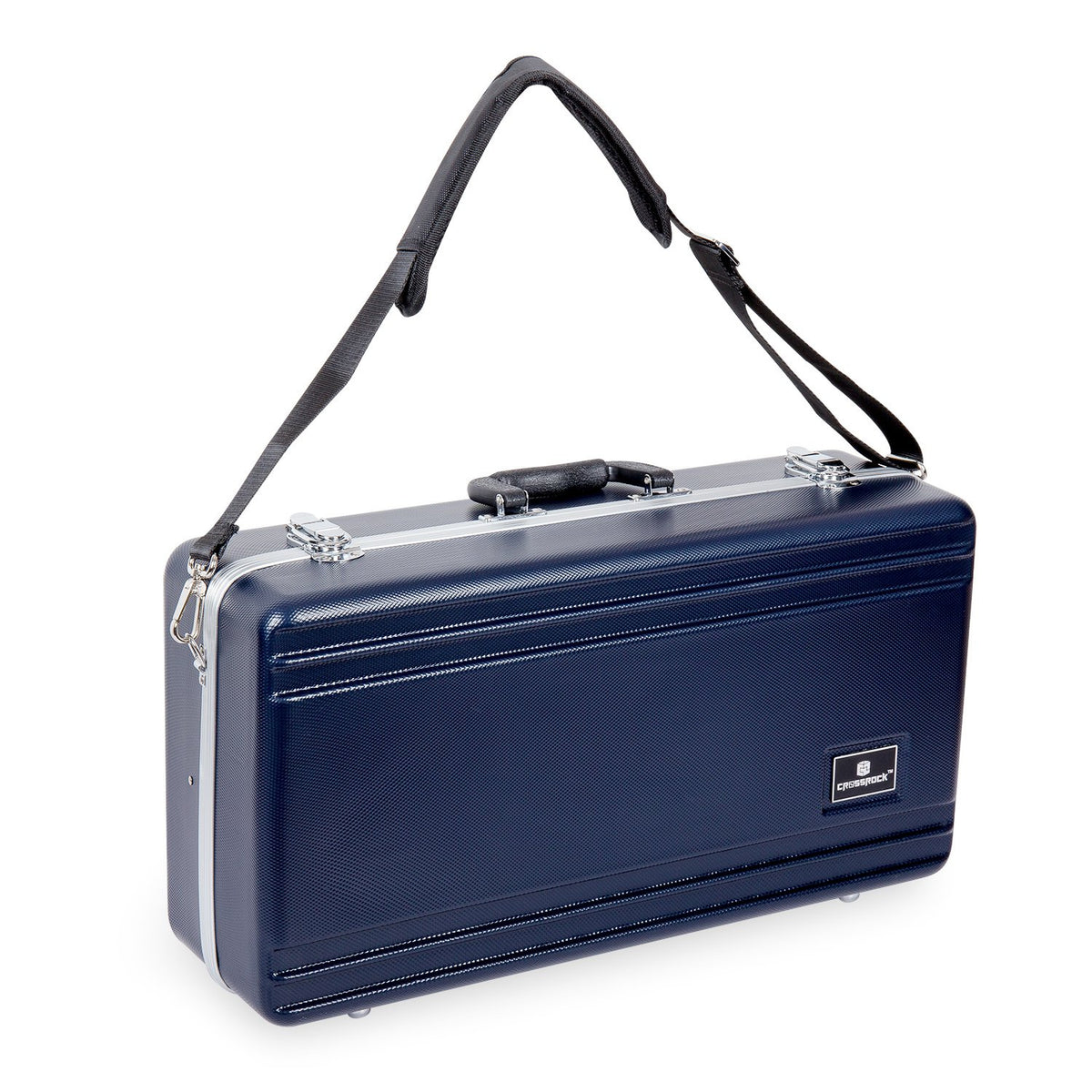 Textured Blue ABS Trumpet Case with Velvet Interior M89758