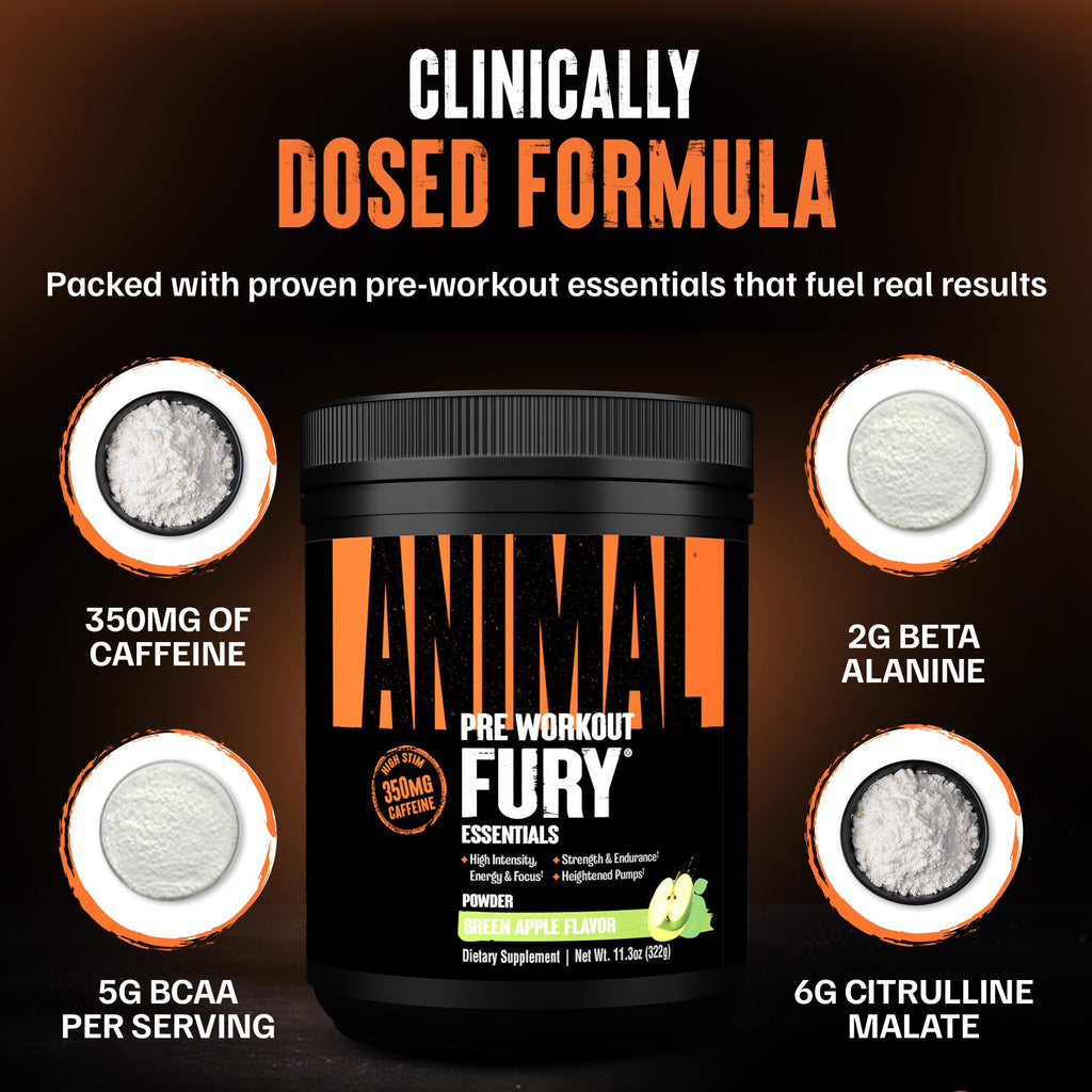 Green Apple Pre Workout Powder 20 Serving Q6311