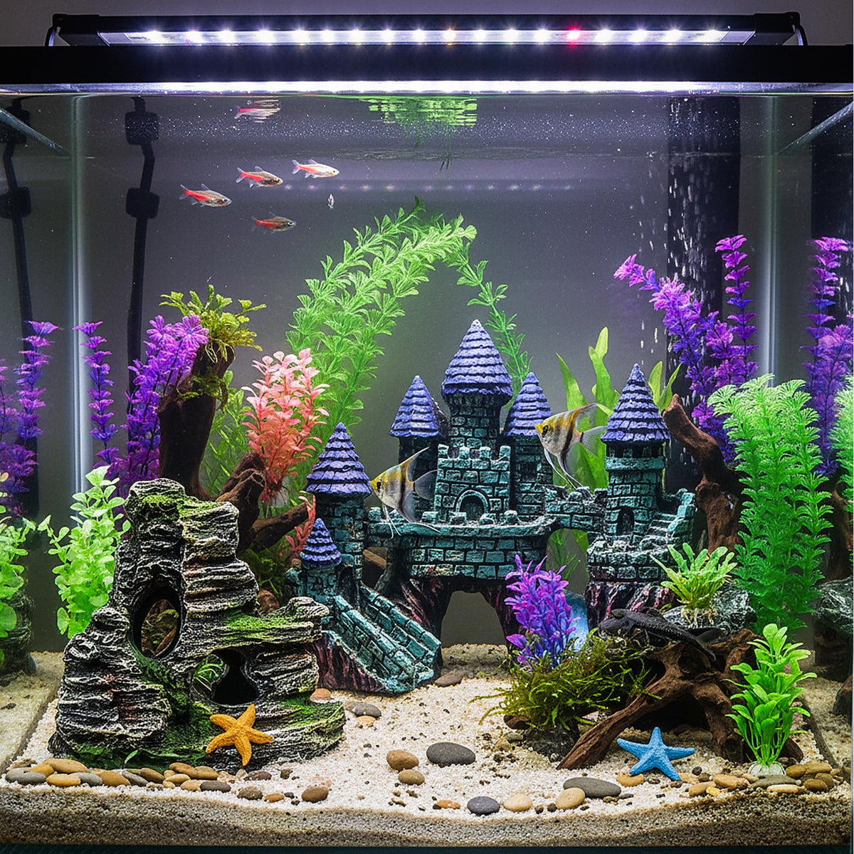 13 Pieces Aquarium Decorations Kit K79091