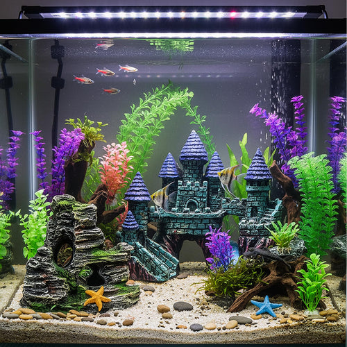 13 Pieces Aquarium Decorations Kit K79091