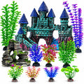 13 Pieces Aquarium Decorations Kit K79091