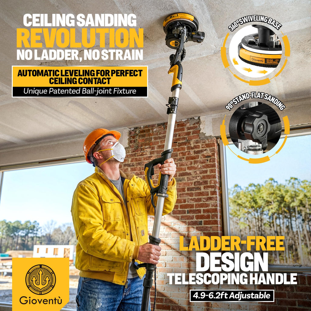 Electric Drywall Sander with Vacuum P818