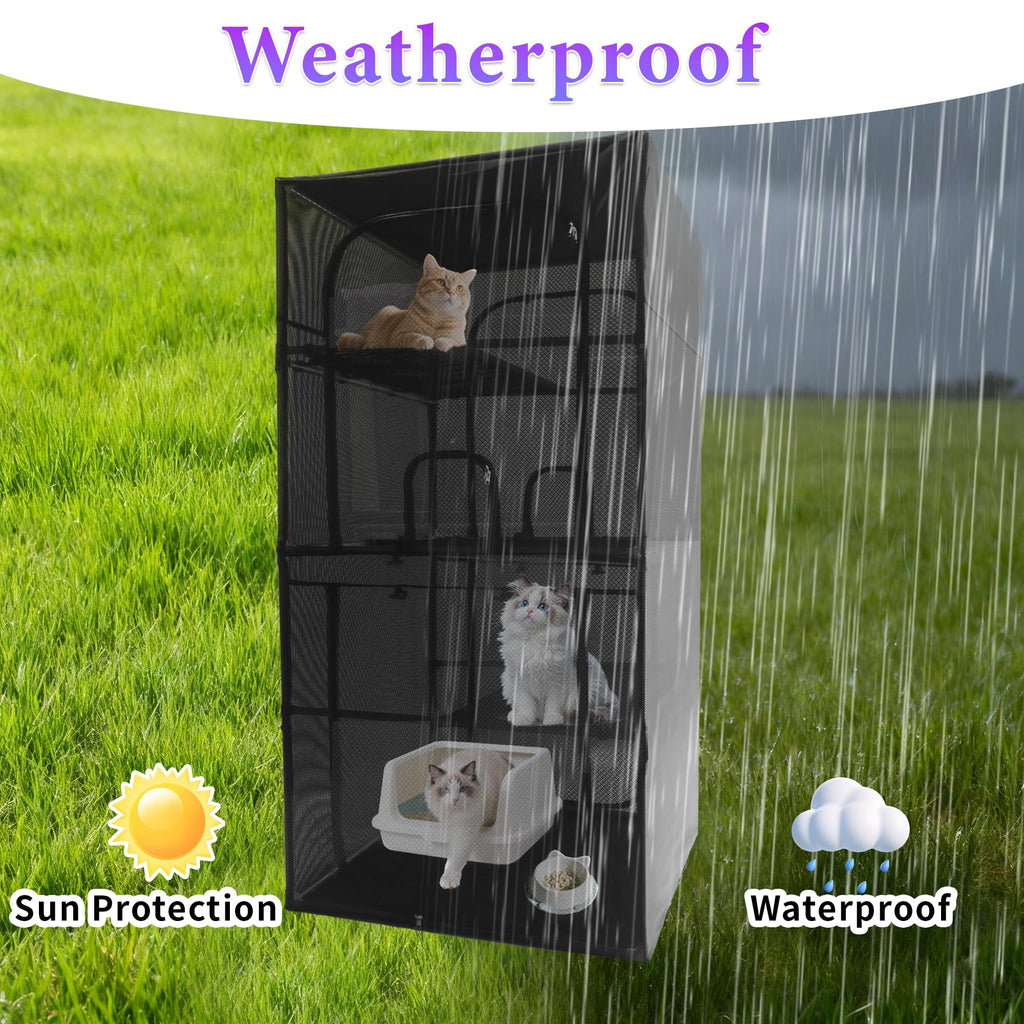 Outdoor Cat Enclosure 72.4" H X233588