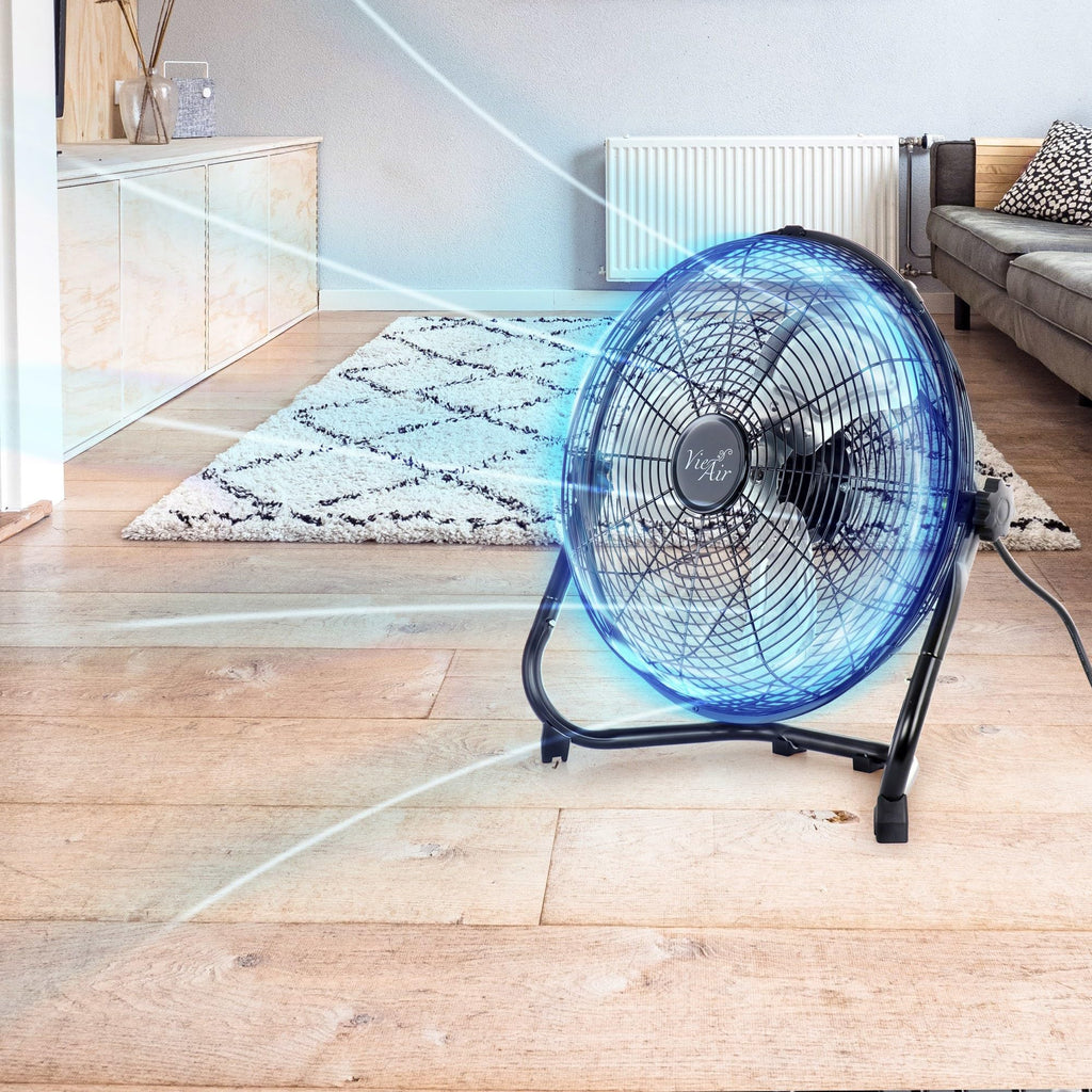 20 Inch Tilting High Velocity 3 Speed Metal Floor Fan S665